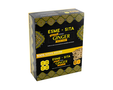 Esme + Sita Organic Honey Ginger Seed Bar