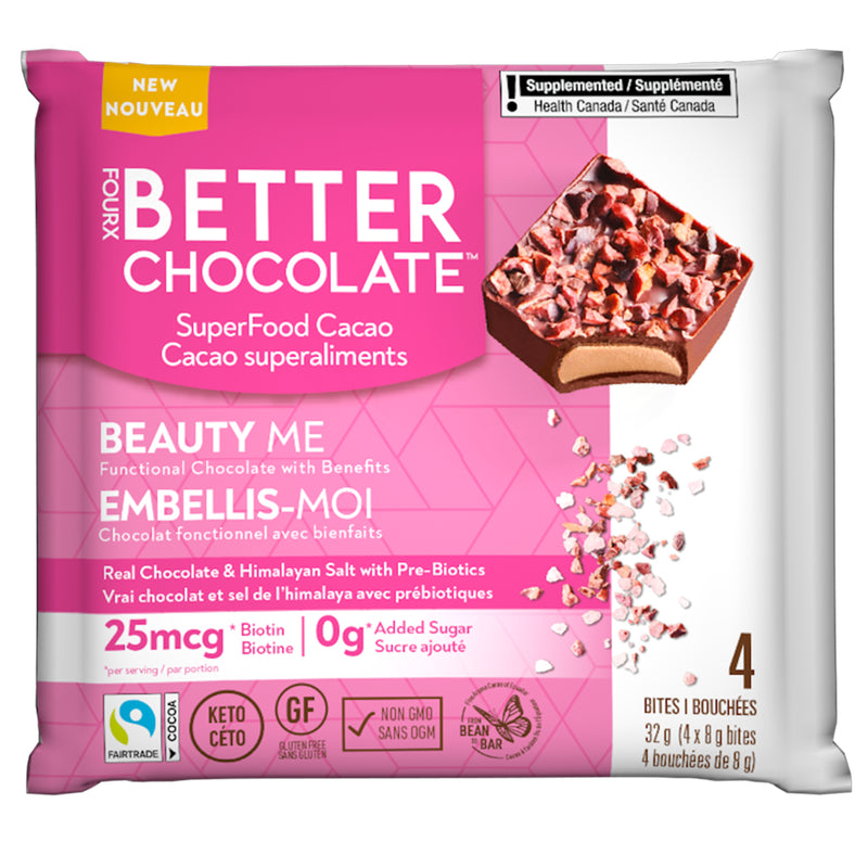 FourX Better Chocolate Single Serve Beauty - Himalayan Salt
