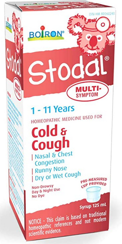 Boiron Children's Stodal Child - Cold and Cough Syrup - 1 to 11 years