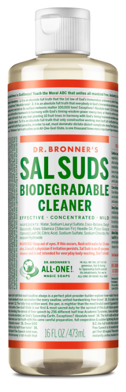 Dr. Bronners Sal Suds Biodegradable Cleaner
