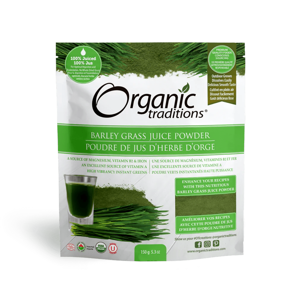 Organic Traditions Barley Grass Juice Powder