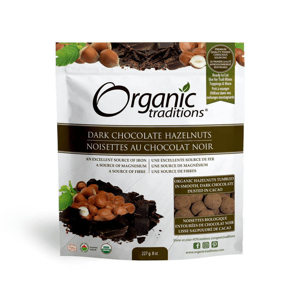 Organic Traditions Dark Chocolate Hazelnuts