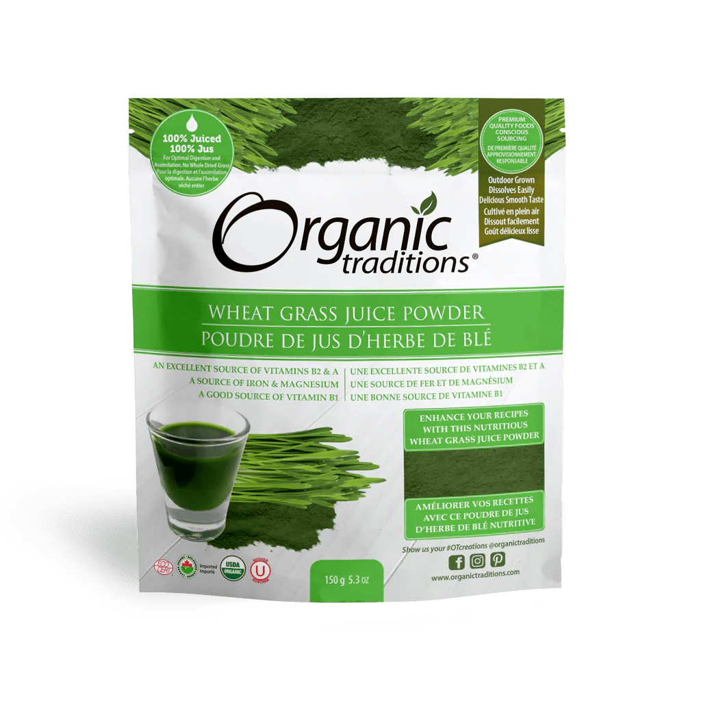 Organic Traditions Wheat Grass Juice Powder