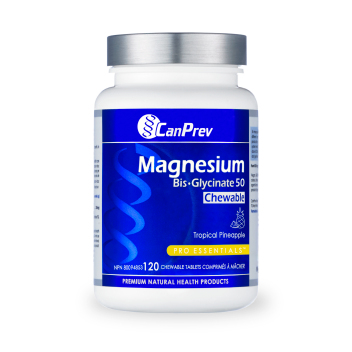 CanPrev Magnesium Bis·Glycinate 50 Chewable - Tropical Pineapple