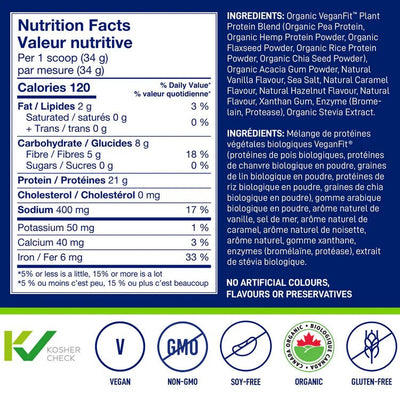 LEANFIT Organic Plant Protein - Vanilla