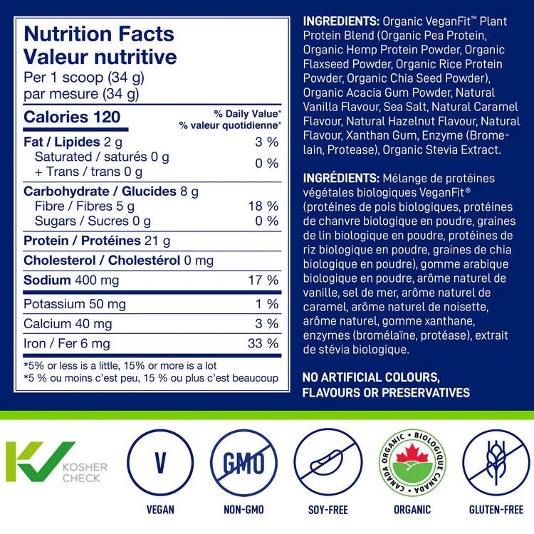LEANFIT Organic Plant Protein - Vanilla