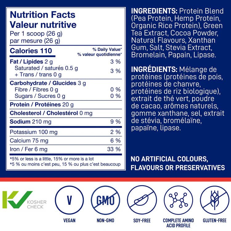 LEANFIT PLANT-BASED Protein & Energy - Mocha