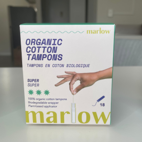 Marlow Organic Cotton Tampons (Super)