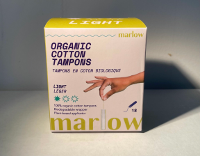 Marlow Organic Cotton Tampons (Light)