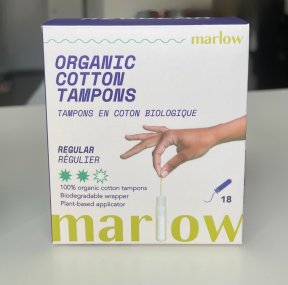 Marlow Organic Cotton Tampons (Regular)