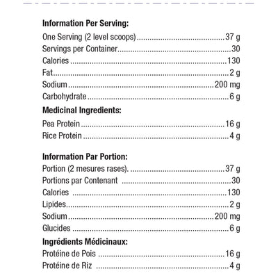 Metagenics Perfect Protein Pea & Rice Chocolate