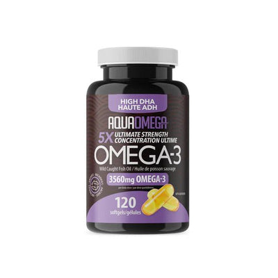 AquaOmega 5X Ultimate Strength DHA SoftGels
