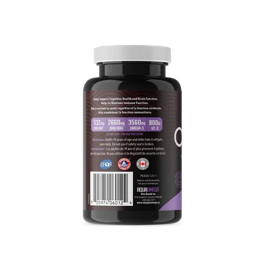 AquaOmega 5X Ultimate Strength DHA SoftGels