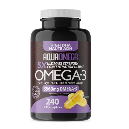 AquaOmega 5X Ultimate Strength DHA SoftGels