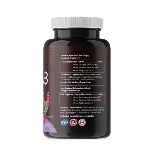 AquaOmega High DHA Flavoured Softgels