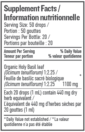 Botanica Holy Basil Liquid Herb - Vitamin Tree