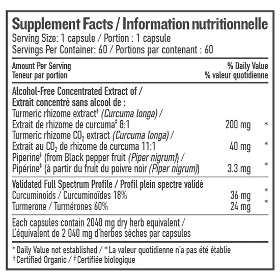 Botanica Turmeric Liquid Capsules