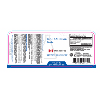 Biotics Research Bio - D - Mulsion Forte (2,000 IU) - Vitamin Tree