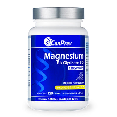 CanPrev Magnesium Bis·Glycinate 50 Chewable - Tropical Pineapple - Vitamin Tree