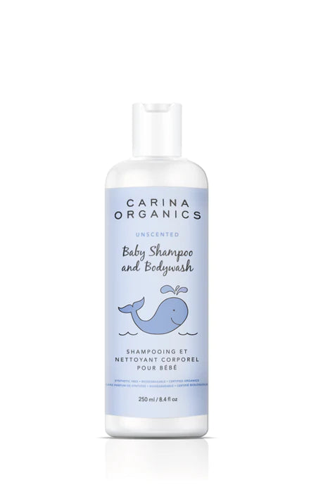 Carina Organics Unscented Baby Shampoo & Body Wash