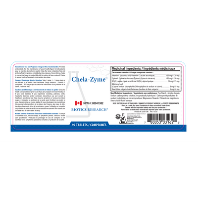 Biotics Research CHELA - ZYME - Vitamin Tree