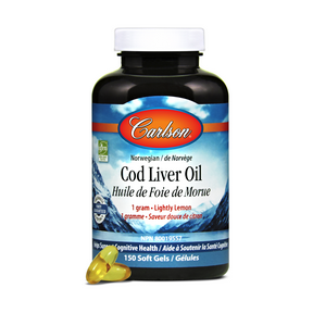 Carlson Norwegian Cod Liver Oil Lightly Lemon