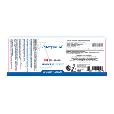 Biotics Research Cytozyme - M (Male) - Vitamin Tree