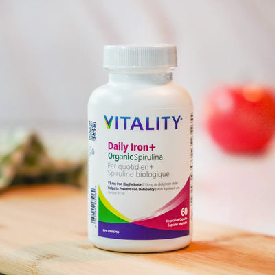 Vitality Products Daily Iron+Organic Spirulina