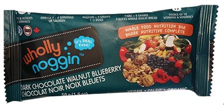 Wholly Noggin - Dark Chocolate Walnut Blueberry, 50g, 12/box - Vitamin Tree