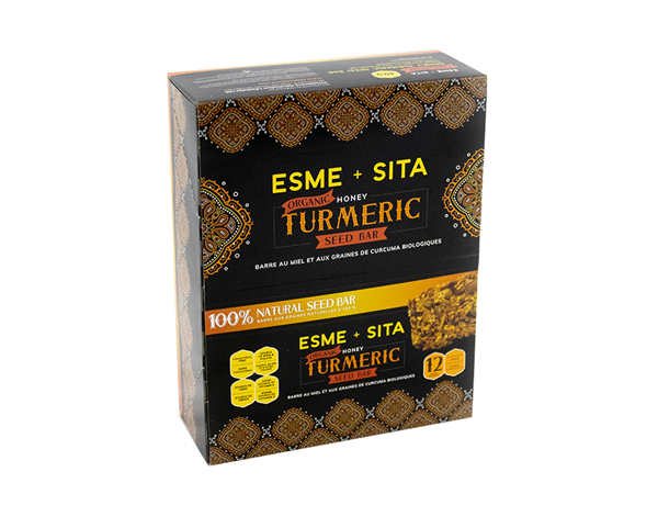 Esme + Sita Organic Honey Turmeric Seed Bar