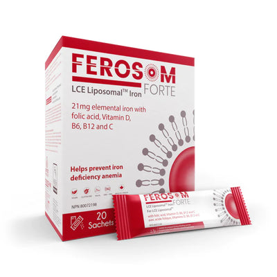 Ferosom Forte LCE Liposomal Iron Sachet