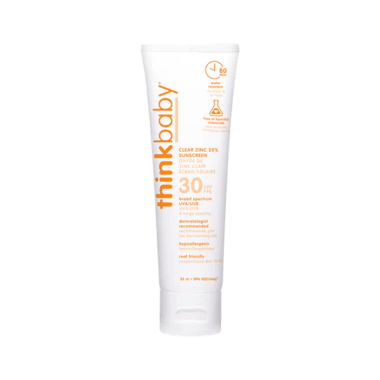 ThinkBaby Mineral Based Clear Zinc Sunscreen Lotion SPF 30