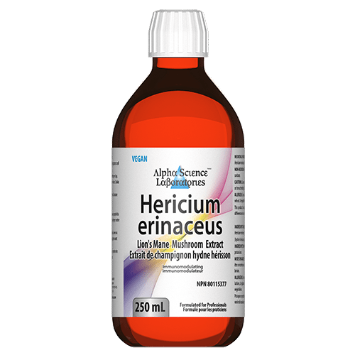 Alpha Science Laboratories Hericium erinaceus (Lion’s Mane Mushroom Extract) - 250 ml
