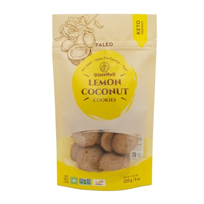 Glutenull Keto Lemon Coconut Cookies