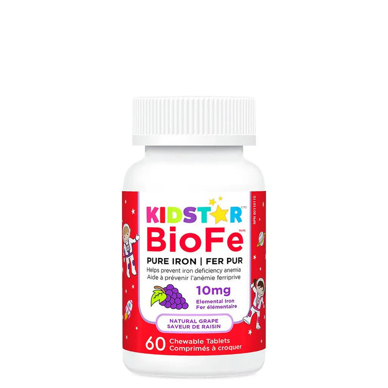 KidStar Nutrients BioFe Pure Iron Chewable Tablets