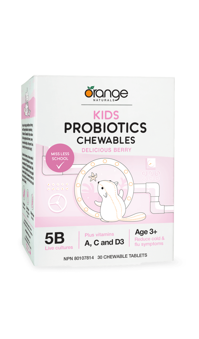 Orange Naturals Kids Probiotics Chewables - Delicious Berry - Vitamin Tree