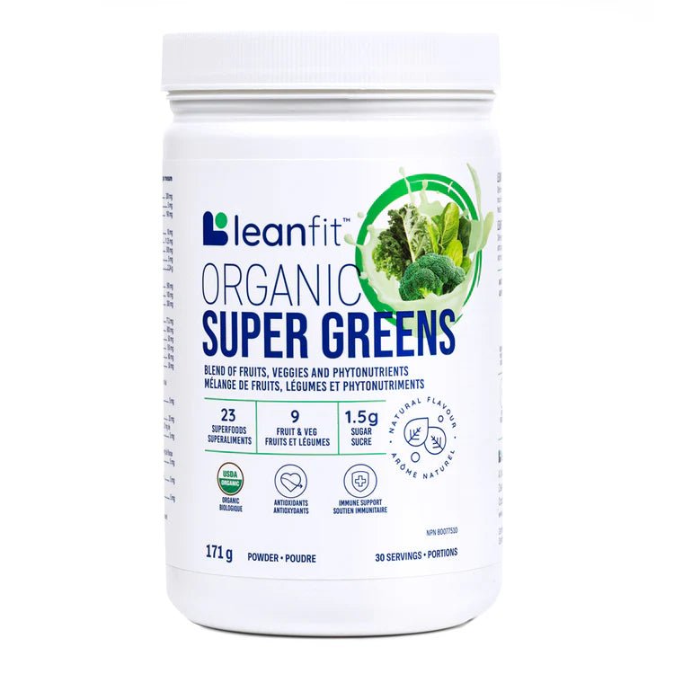 LEANFIT Organic Super Greens - Unsweetened