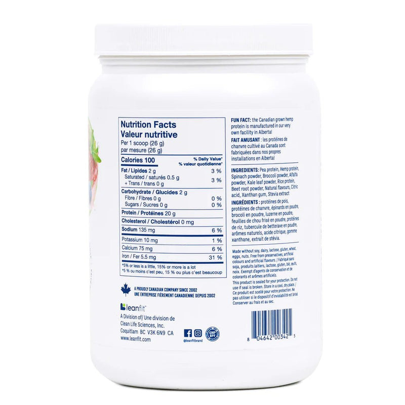 LEANFIT PLANT-BASED PROTEIN & GREENS Berry