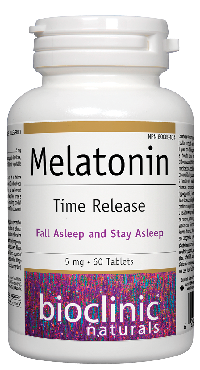 Bioclinic Naturals Melatonin Time Release - 5 mg