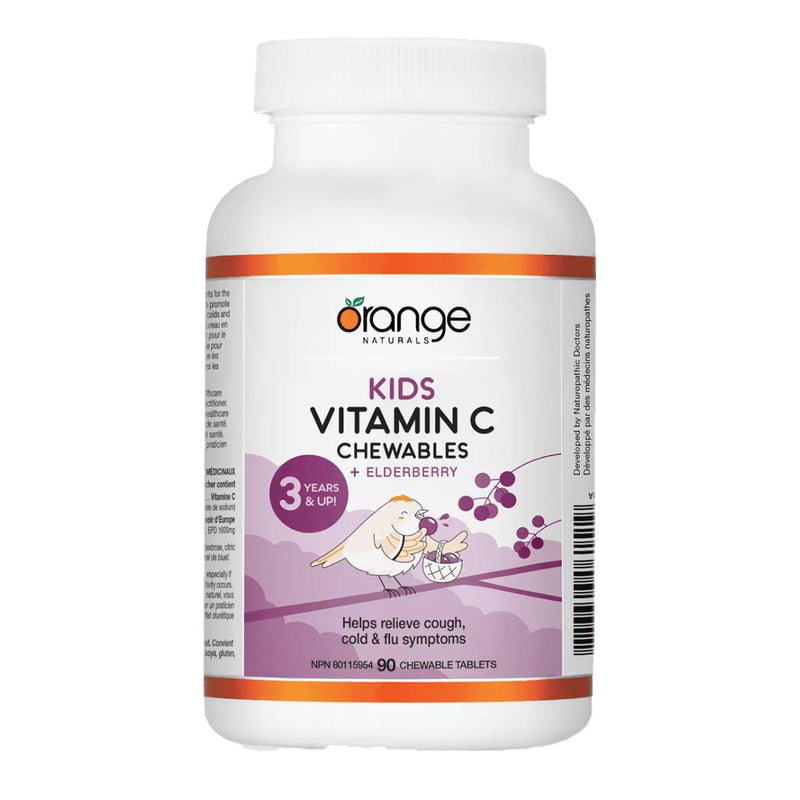 Orange Naturals Kids Vitamin C Chewables + Elderberry - Vitamin Tree