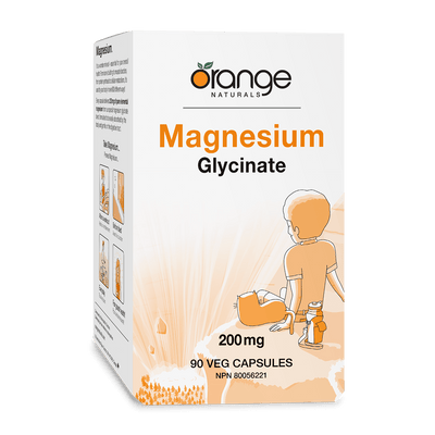 Orange Naturals Magnesium Glycinate 200mg