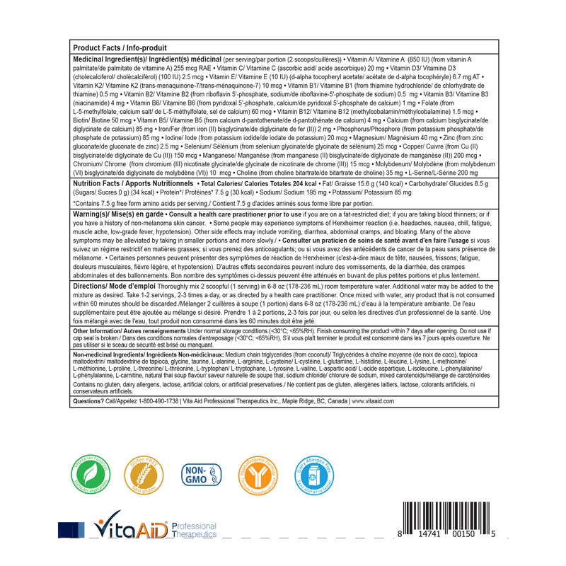 VitaAid KT - Elemental Nutrition - Vitamin Tree