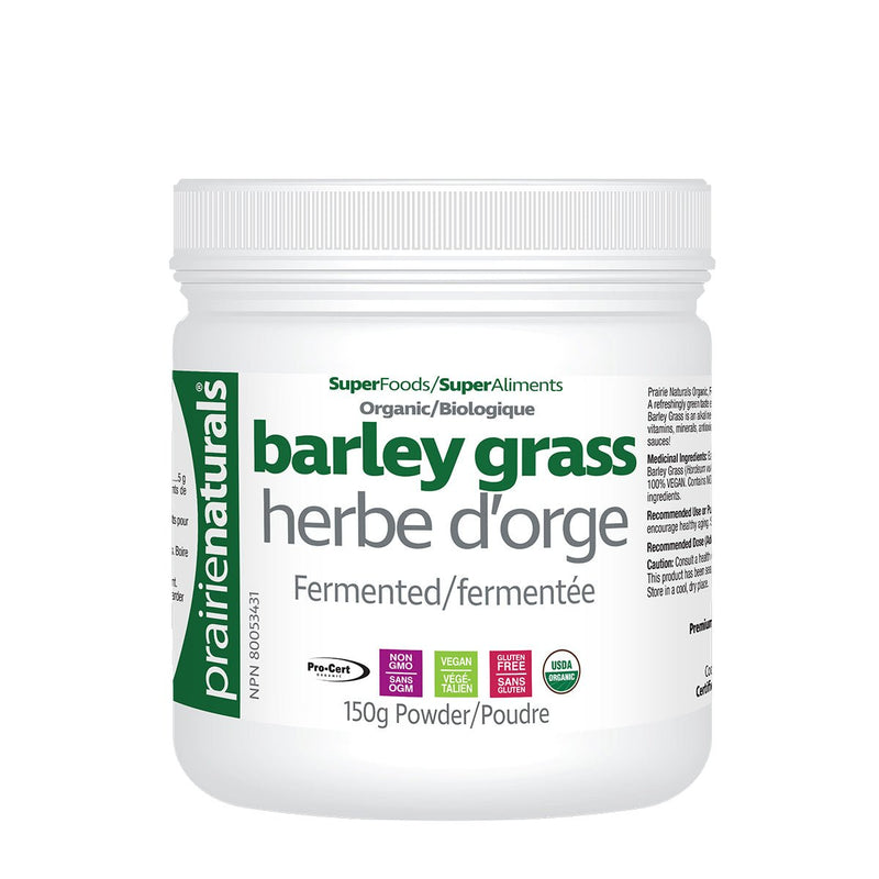 Prairie Naturals Fermented, Organic Barley grass