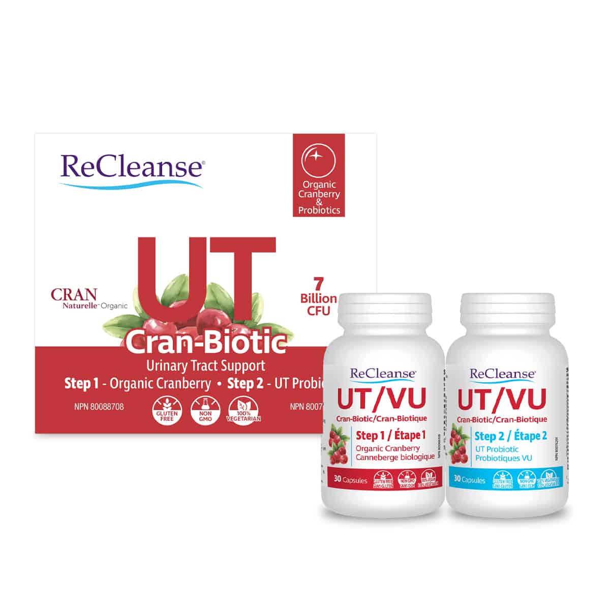Recleanse Prairie Naturals ReCleanse UT Cran-Biotic Kit