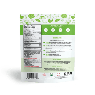 Organic Traditions Matcha Pancake & Waffle Mix