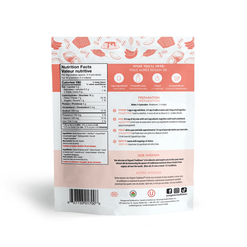 Organic Traditions Original Pancake & Waffle Mix