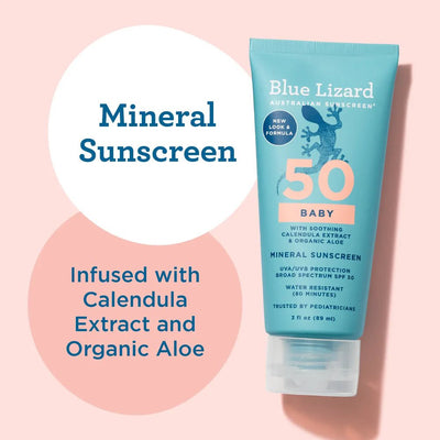 Blue Lizard Baby Mineral SPF 50 Sunscreen Lotion - Vitamin Tree