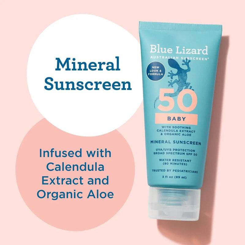 Blue Lizard Baby Mineral SPF 50 Sunscreen Lotion - Vitamin Tree
