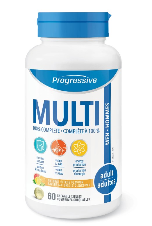 Progressive Multi Chewable for Adult Men