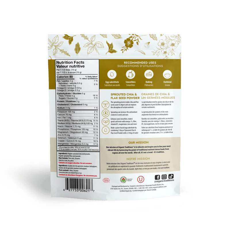 Organic Traditions Sprouted Chia/Flax